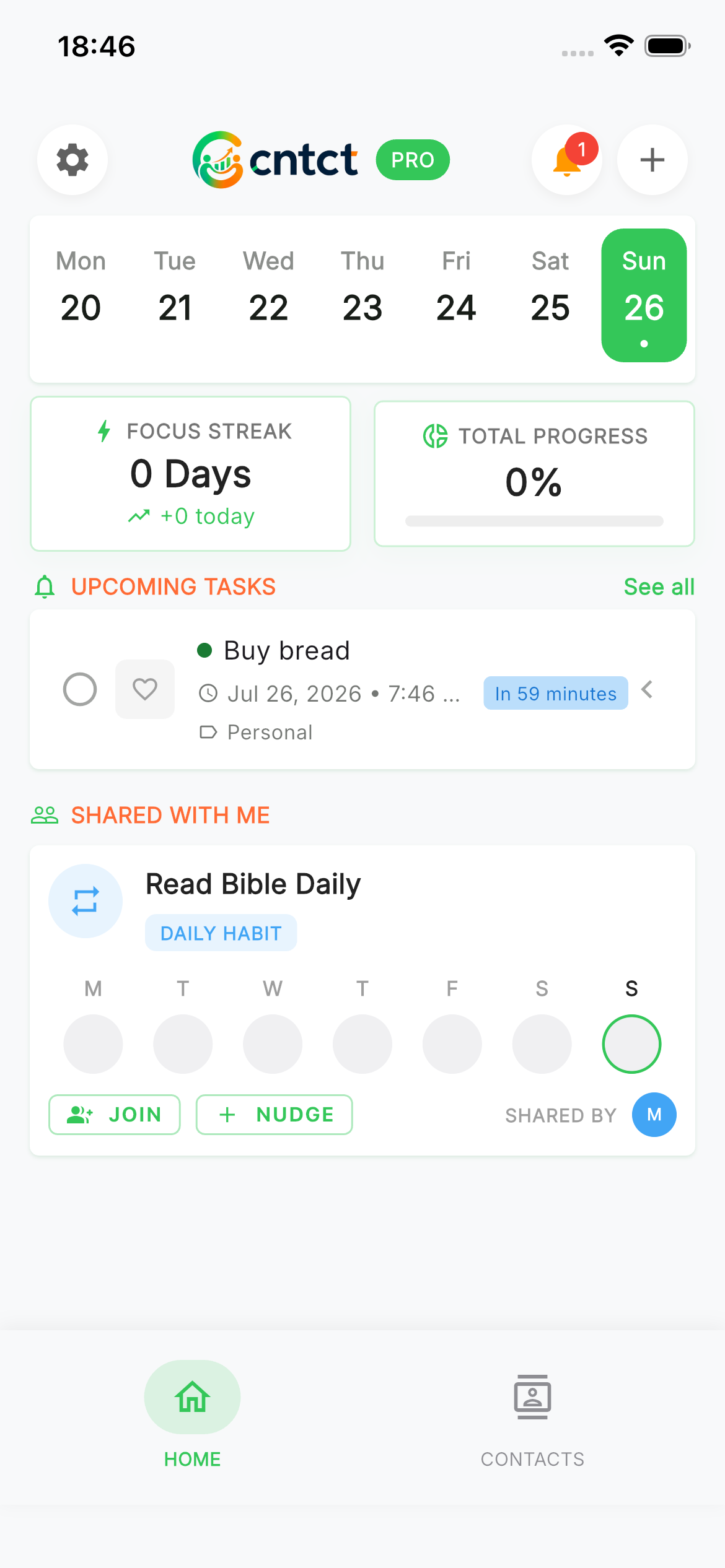 Upcoming Tasks