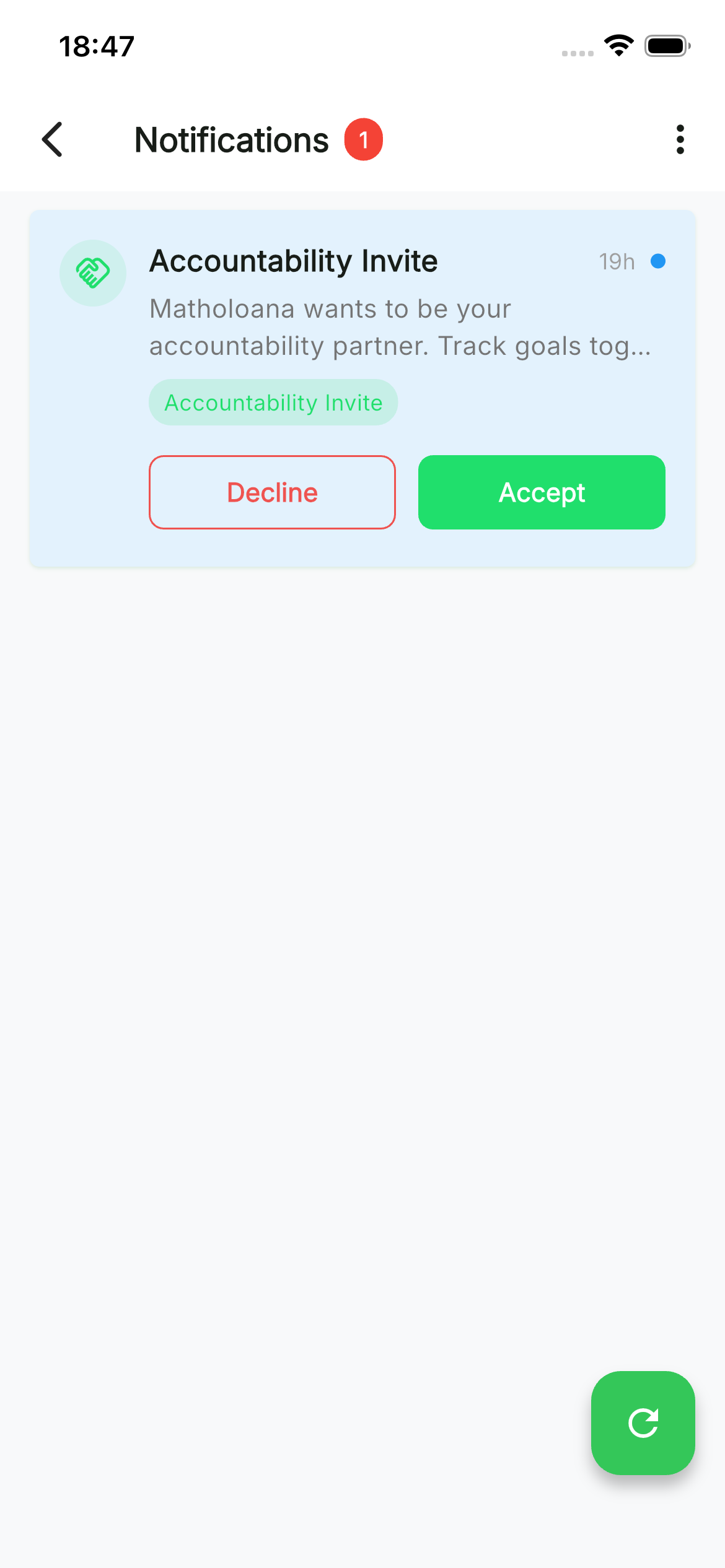 Shared Goals Tracking